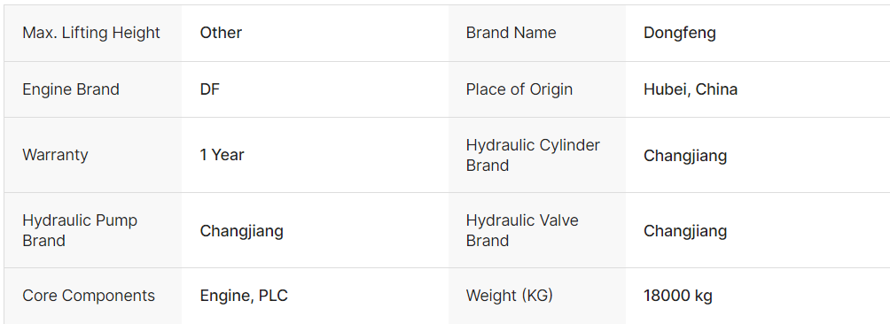 Premium Grade Dongfeng 8 Ton Diesel Truck with Crane Produced by Chinese Factory Newest Style Quality Certified Customizable