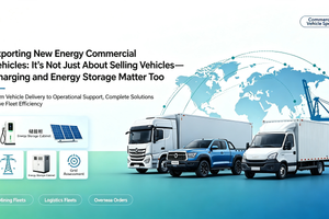 Exporting Commercial EVs: Selling Vehicles Is Not Enough, Charging & Energy Storage Matter
