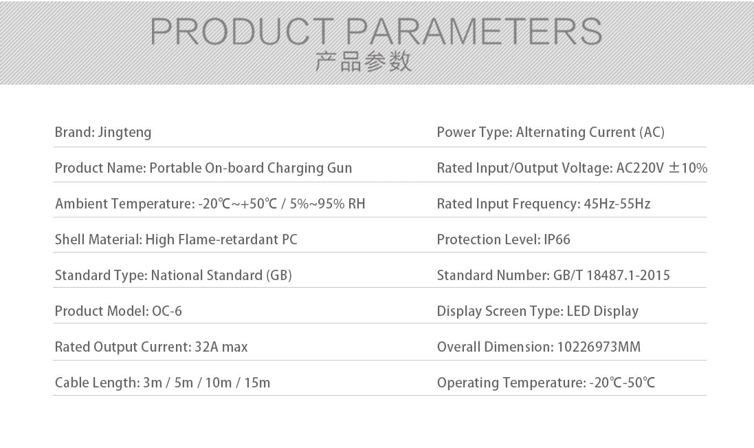New Energy Charging Gun