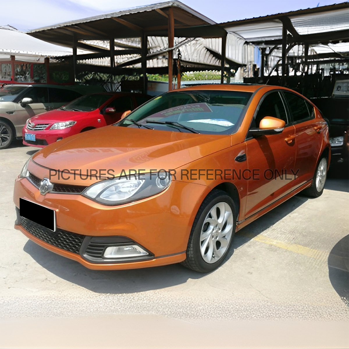 MG6 Automatic Luxury Orange, registered on August 1, 2012.